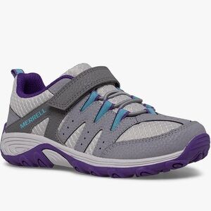 Merrell Kids' Gray and Purple Shoes Size 3